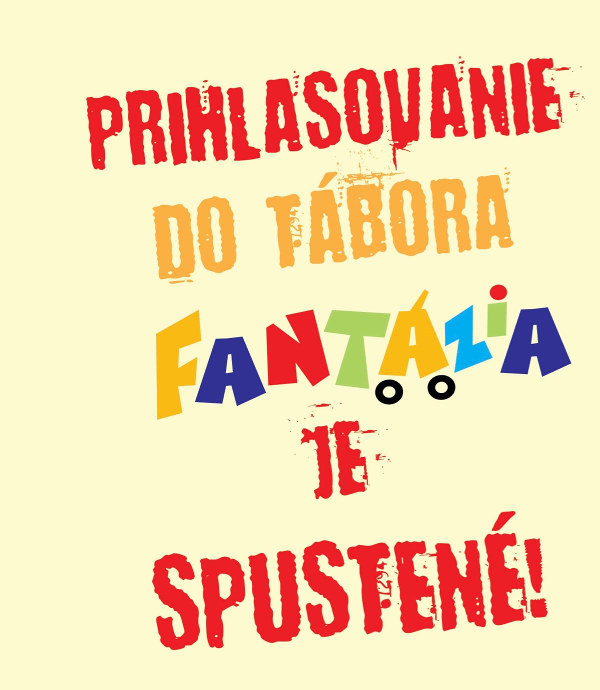 Spustili sme prihlasovanie do tábora Fantázia 2021!