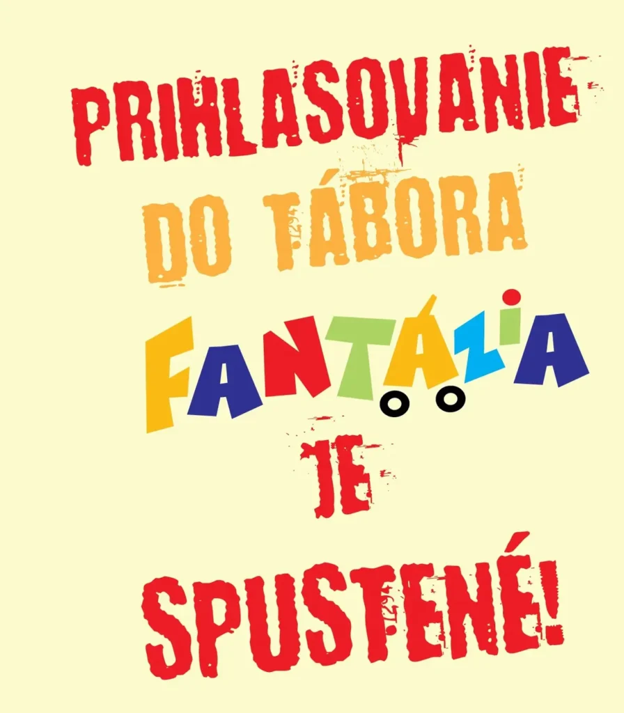 Prihlasovanie do letného tábora Fantázia 2026 je spustené!