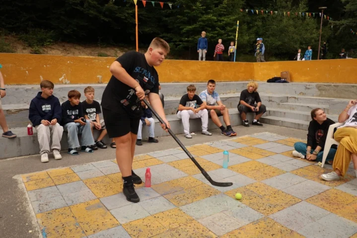 deti v letnom tábore Fantázia – 6. fantastický turnus 2026, 3. deň, Traf to! – fotka 66 z 122